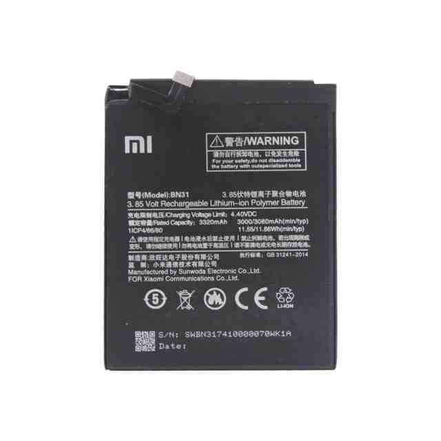 BATERIA XIAOMI MI A1 BN31